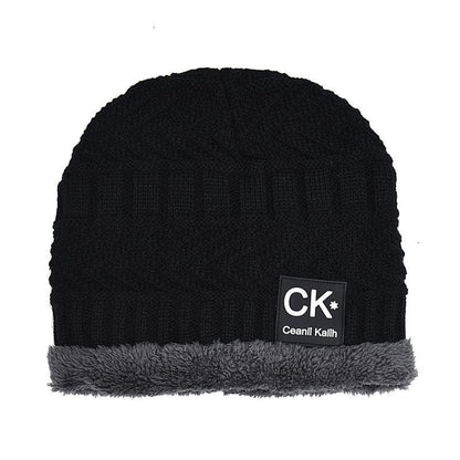 Warm hat Thick hat Fashion Man hat Plush Cotton hat Wild Hip hop hat Windproof hat Autumn winter