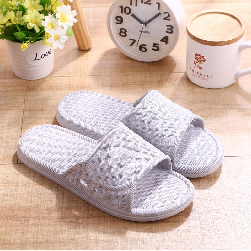 Deodorant Non-slip Slippers Men's Summer Indoor Home Massage Bathroom Casual Sandals and Slippers for Outer Wear
