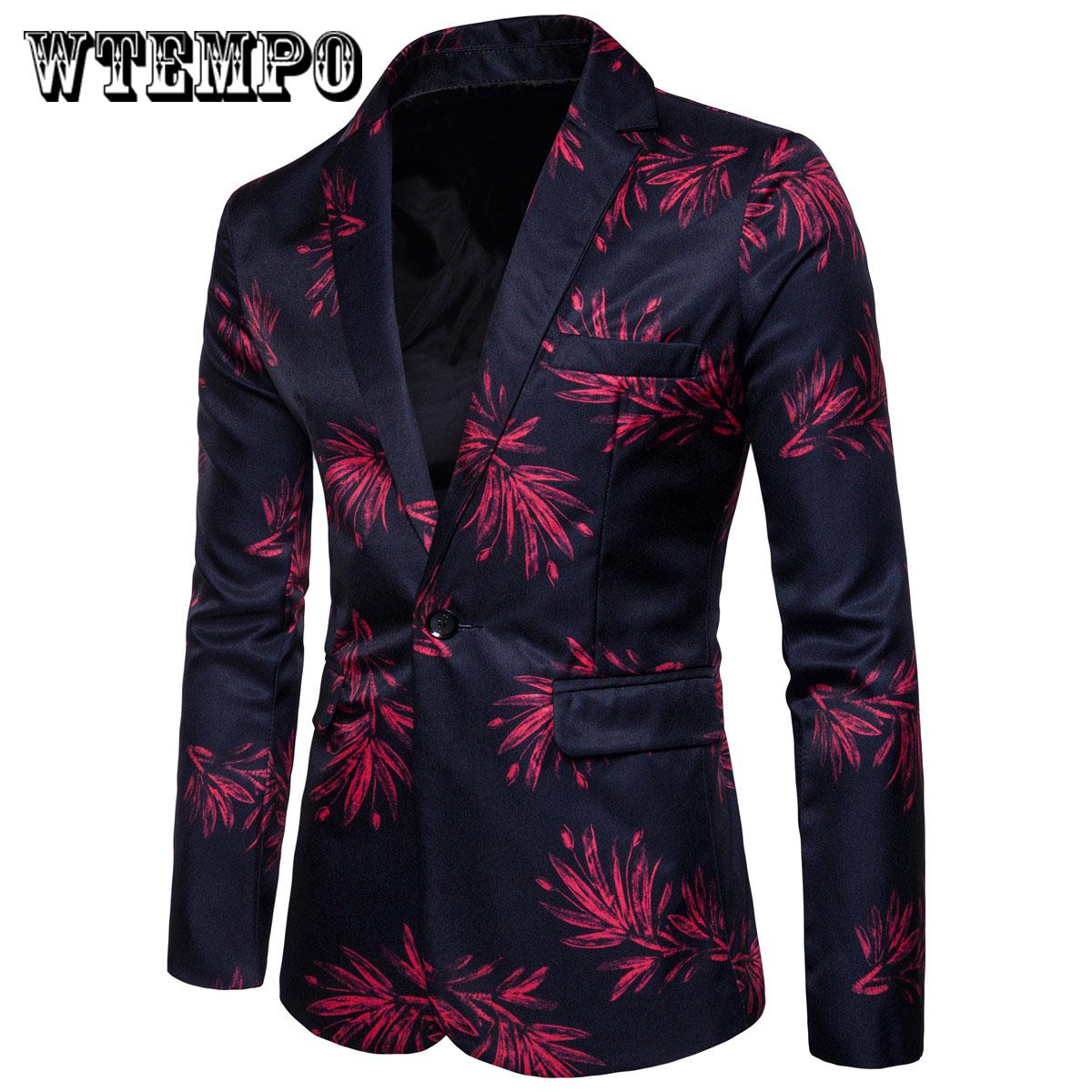 Mens Fashion Linen Blazers Men Suits African Print Casual Slim Fit Jacket Men Suit