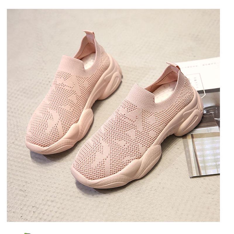 Women Sneakers Fashion Socks Shoes Casual White Sneakers Summer Knitted Vulcanized Shoes Trainers Women's Tennis