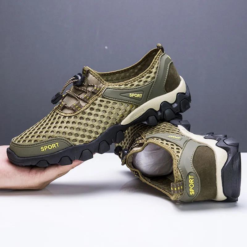 Men's Shoes Spring and Summer All-match Breathable Shoes Outdoor Non-slip Wear-resistant Wading Sports Shoes