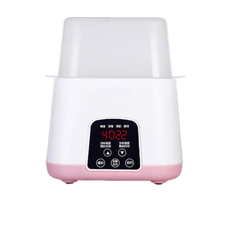 Baby Bottle Warmer, Bottle Steam Sterilizer 5-In-1 Smart Thermostat Double Bottle Baby Food Heater for Breast Milk or Formula