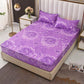Bed Sheet Non-slip Fixed Bed Cover Three-piece Bed Mat Protect Cover Dust Protection Cover Full Surrounding