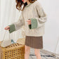 Coarse Wool Sweater Women's Short Loose Loose Outer Wear Twist Hedging Small Lazy Wind All-match Blouse Autumn and Winter Thickening