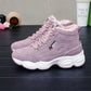 Women's Shoes Cotton Shoes Plus Velvet Sports Shoes High-top Women's Shoes Student Korean Version of The Old Shoes Winter