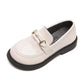Children Elegant Princess Leather Casual Shoes Kids Girls Wedding Dress Party Solid Color Shoes for Girls