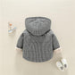 Children's Clothing Cotton Winter Clothing Suit Plus Velvet Thickening Cartoon Male and Female Baby Korean Children Hooded Jacket