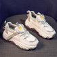 Daddy shoes ins women's shoes sports street shot The new wild small white spring tide shoes casual