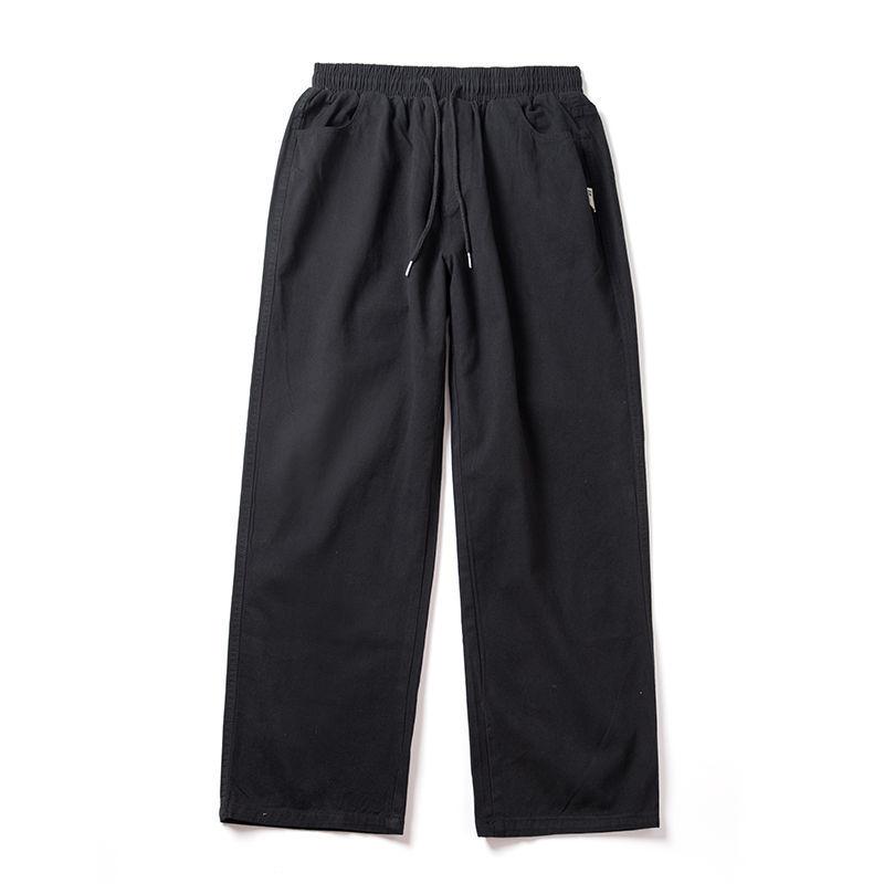 Spring and Autumn Overalls Straight Loose Trendy Wide-leg Casual Long Pants Men