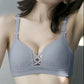 Large Size Summer Ultra-thin Section To Receive Auxiliary Breasts To Prevent Sagging Gather No Steel Ring Women's Underwear Bra