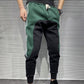 Men's Sports Pants Slim Fit All-Matched Small Foot Pants Splicing Casual Sweatpants Men