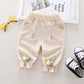 Children's Pants Summer Thin Girls' Loose Sports Pants Anti Mosquito Trousers Korean Style Casual Pants Leggings Plush Rabbit Pants