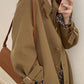Hepburn Wind Woolen Coat Women's Mid-length Korean Double-sided Woolen Coat Plus Cotton Thick Autumn and Winter Woolen Coat