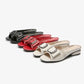 Women's  Summer Mid-heel Thick Heel Women's Shoes Soft Leather Sandals and Slippers Fashion Open Toe Women's Slippers