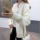 Cardigan Sweaters Women Autumn Winter Fashion Long Sleeve Knitted Sweaters Loose Cardigan Coat