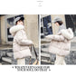 Real Shot Thickening Fashion Women's Down Jacket Wild Hooded Short Korean Cotton Jacket