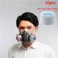 Half Mask Spray Paint Gas Mask Respiratory Protection Safety Dust-proof Respirator Mask Filter