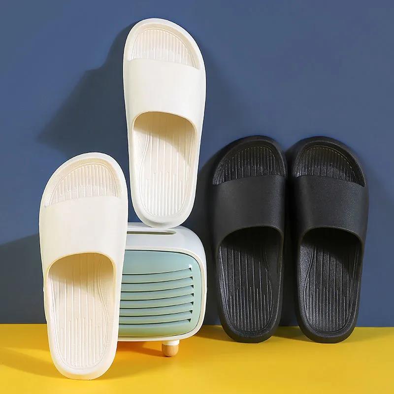 Women and Men Summer Slippers Tasteless Antiskid Indoor Soft Sole Slippers Non Slip Outdoor Casual Slippers