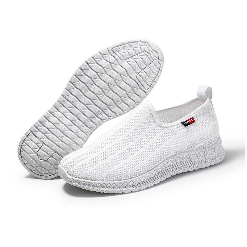 Men's Fashion Versatile Mesh Shoes Hollow Breathable Sneakers Student Casual Running Shoes