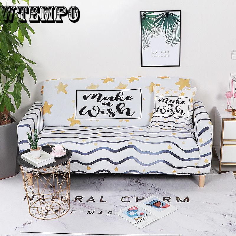 Elastic Sofa Tight Wrap All-inclusive Solid Sofa Cover 1/2/3/4-seater Slipcover Stretch Four Season