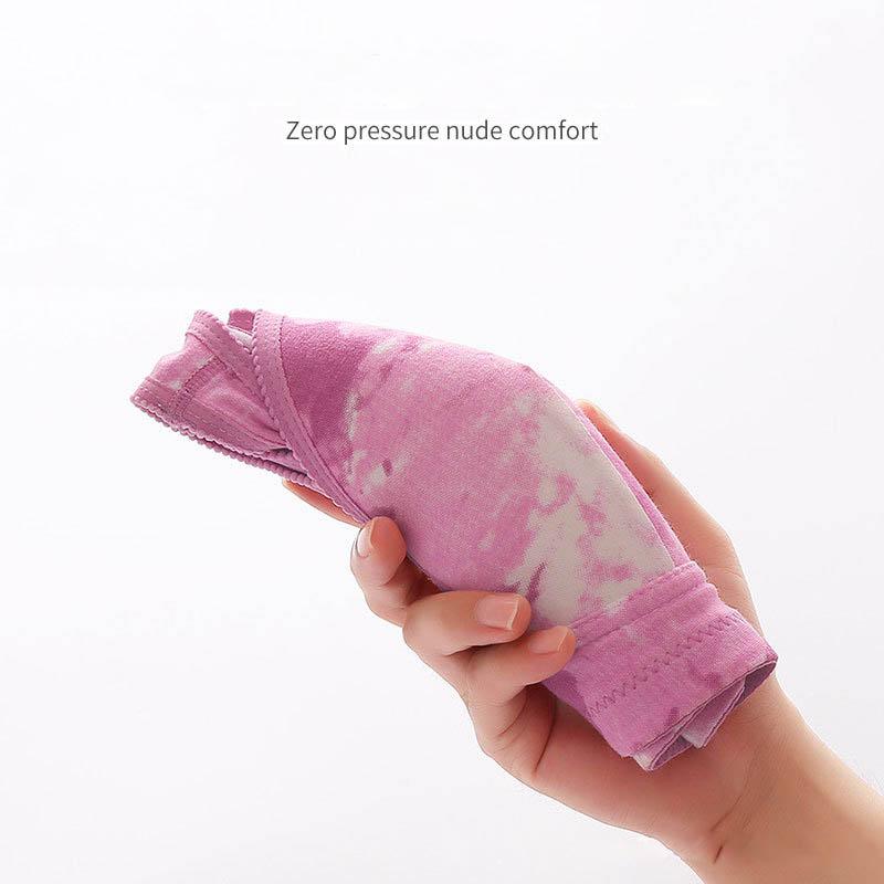 Beautiful Back Underwear Without Steel Ring Gathered Side-contracted Milk Thin Mold Cup Smooth Printing Fixed Double-shoulder Strap Vest-style Bra