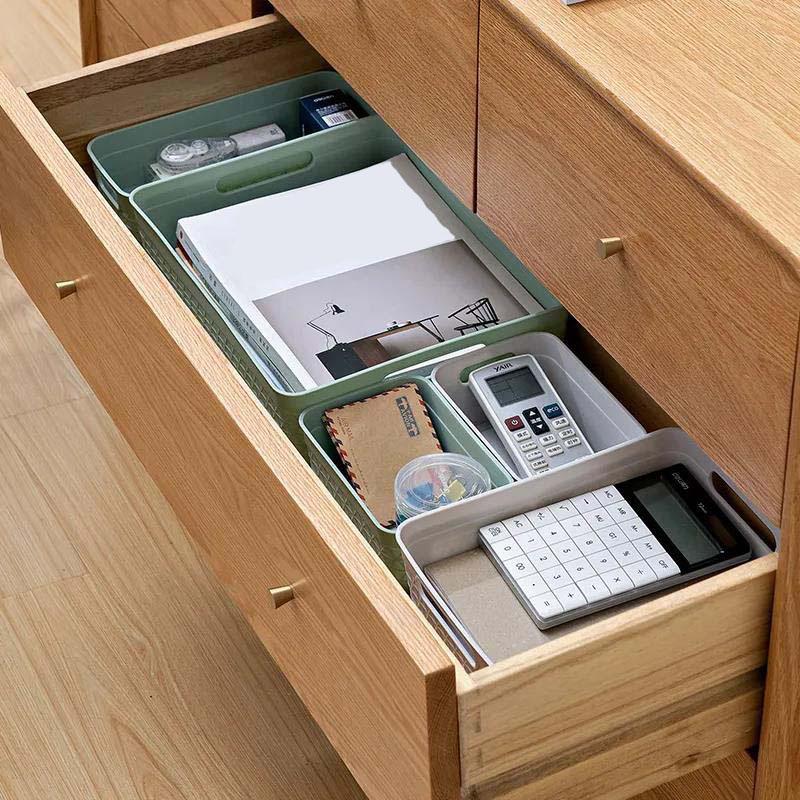 Desktop Multi-function Debris Snacks Cosmetic Plastic Storage Boxed Box