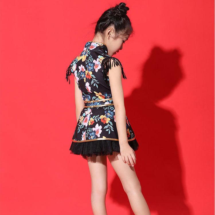 Children's Costumes Girls Chinese Style Catwalks Pettiskirt Children's Costumes Jazz Dance Suits