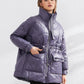 Pure Winter Lightweight Down Jacket Women Thick Warm Batwing Long Sleeve Loose Doudoune Pocket Ultra Light Duck Down
