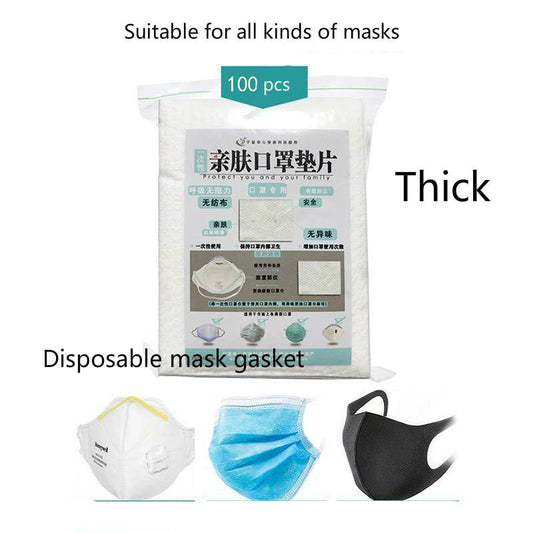 Disposable mask filter core gasket anti-spray breathable universal protective air cushion 100 pack
