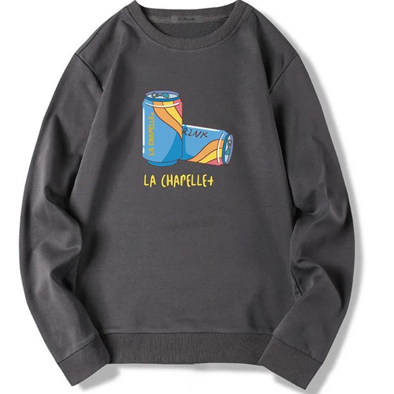Pure Cotton Sweater Men's Autumn Long-sleeved Hedging Trendy Brand Loose Casual Wild Couple Sweatshirts Men