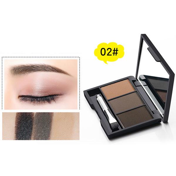 Waterproof sweat-proof long-lasting non-fading thrush set eyebrow knife eyebrow card eyebrow powder