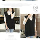 Autumn and Winter Solid Color V-neck Sweater Slim Fit Plus Size Jacket Mid-length Vest Women