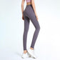 Women's High-waist Leggings Hip-lifting Fitness Trousers Seamless Stretch Yoga Pants Quick-drying Nine-point Sports Pants Outer Wear