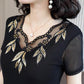 Black High Waist Pleated Party Dress Women Deep V Neck Full Sleeve Dress Summer Fit Flare Beach Dress Party Night