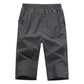 Summer casual pants, seven-point pants men's quick-drying shorts  sports pants  loose thin section plus fat plus size 7-point shorts