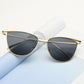 Fashion Women Cateye Sunglasses Fashion Trend Vintage Elegant Shield Lady Sun Glasses Female oculo d