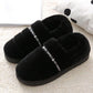 Cotton Shoes Thickened Indoor Warmth Plush Autumn and Winter Home Couple Non-slip Soft-soled Shoes