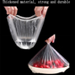 100pcs Disposable Food Cover Plastic Wrap Elastic Food Lids Storage Kitchen Fresh Keeping Saver Bag For Fruit Bowls Cups Caps