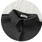 Men's Black and White Knitted Jacket Men's Design Sense Niche Jacket Senior Spring and Autumn