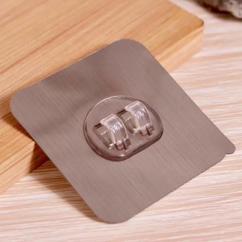 Stainless steel rack hair dryer storage rack strong and seamless free punching bathroom wall hanging rack sticky hook