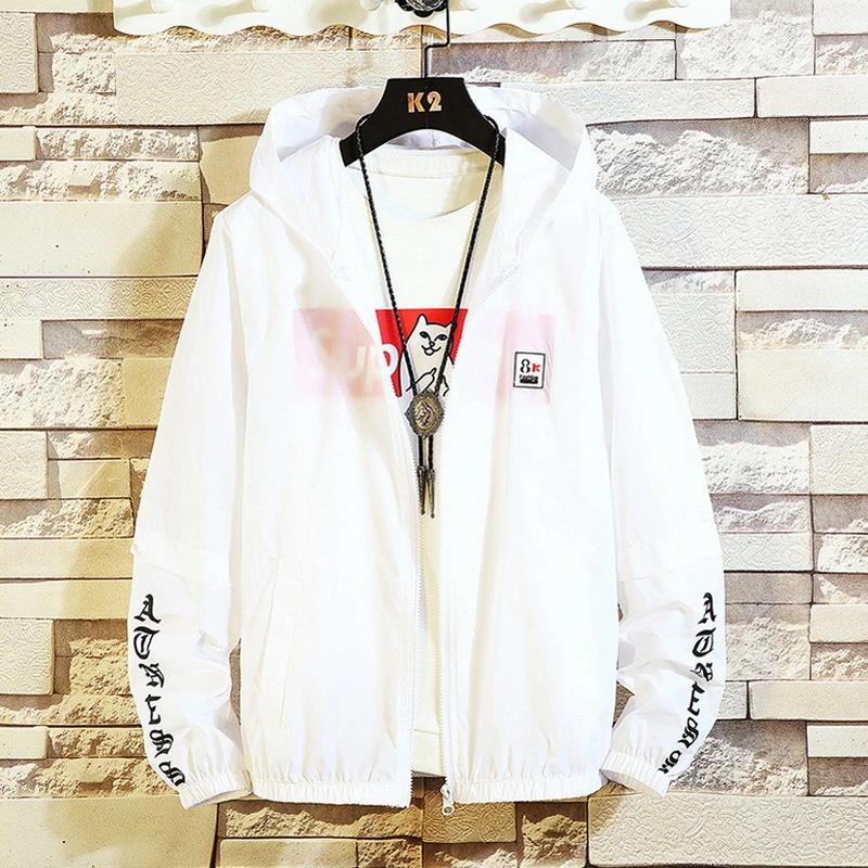 Sun Protection Clothing Men's Jacket Ultra-thin Breathable UV Protection Men's Skin Clothing Summer Outdoor Windbreaker Men