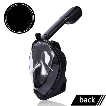 Full Face Scuba Snorkeling Mask Adults Kids Anti-fog Snorkeling Mask Underwater Diving Mask Swimming
