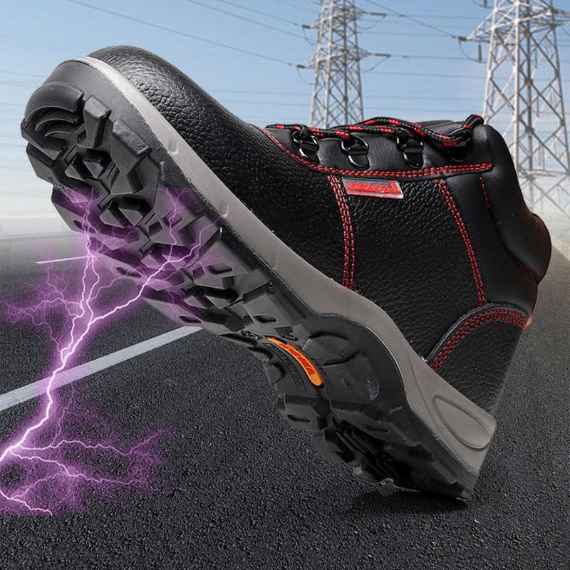 Anti-smash Anti-stab Safety Shoes Anti-static Insulating Non-slip Work Shoes Steel Toe Cap Protective Shoes