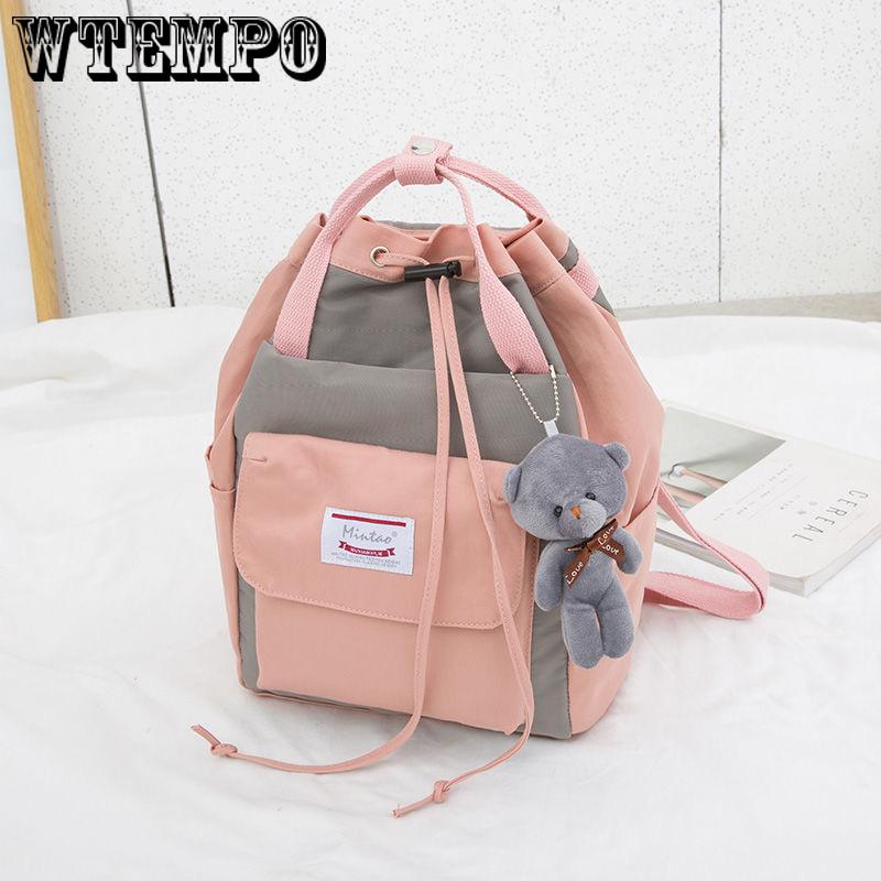 New Leisure Backpack Waterproof Kids Backpack candy color Children Backpacks Schoolbag
