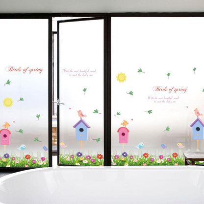 [sticker ]New Design Pastoral Plant Home Decorative Wall Stickers Diy Kids Room Bedroom Wall Decals