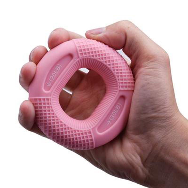 Dual-strength Grip Ring Silicone Gripper Enhances Arm Strength Wrist Mechanics Generation Human Finger Rehabilitation Training Decompression