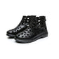 Sandals Women's Soft Leather Hollow Women's Sandal Boots Single Boots Flat Ankle Boots Hole Boots Hollow Martin Boots