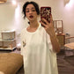 Chinese Style Crane Embroidery Round Neck T-shirt Loose Breathable Casual Short Sleeves Hipster  Summer Tops