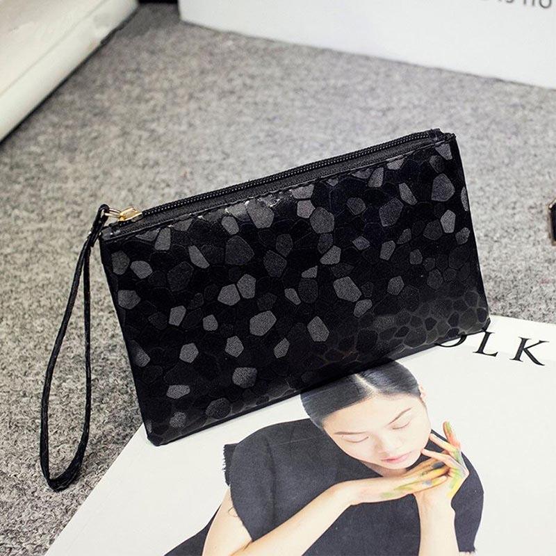 Shiny Stone Pattern Coin Purse Women Wallet Ladies Cosmetic Bag Fashion Travel Cosmetics Toiletry Storage Bag Makeup Bags Clutch Bag