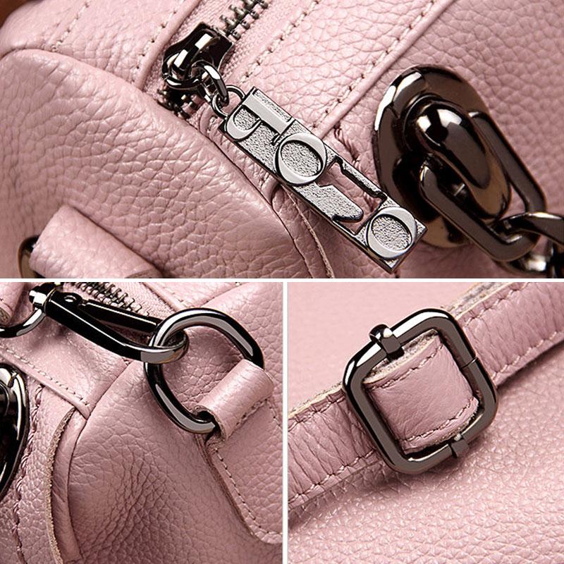 Genuine Leather Handbags Casual Hand Single Shoulder Bag Retro Ladies One-shoulder Diagonal Bag Women